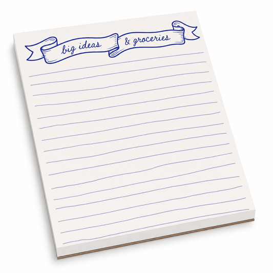 Big Ideas & Groceries Notepads